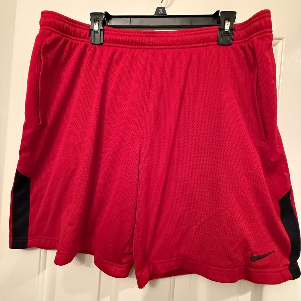 Nike Red Athletic Shorts